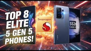 Top 5 Snapdragon 8 Elite Gen 5 Phones You NEED to See! 🔥 (Xiaomi 17 Pro Max Steals the Show)