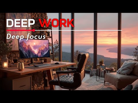 Deep Work Music ~ Sunset Focus ~ Ambient Instrumental for Productivity & Study