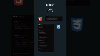 loader animation using CSS #css #aniamtion