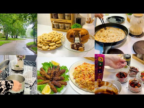 Silent vlog| Cozy baking| Daily routine| Slow Life in Finland| cooking| EID 2025