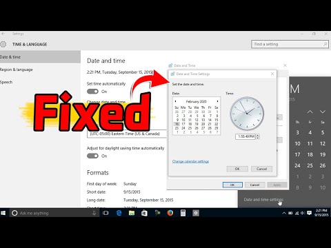 Fix Date and Time Changing Automatically After Restart | Windows 10 / 8 / 7