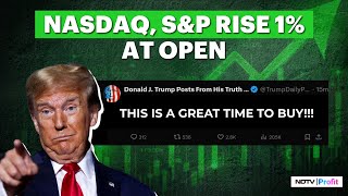 US Stock Market News: US Market Opens Flat Despite China & EU Tariffs I Nasdaq, S&P Today