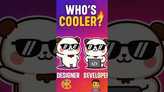 Designer vs Developer meme Who's Cooler? 👨‍💻🎨
