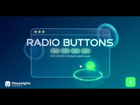 Playwright Tutorial in Tamil-5| How to Automate Radio Buttons| check(), isChecked(), toBeChecked()