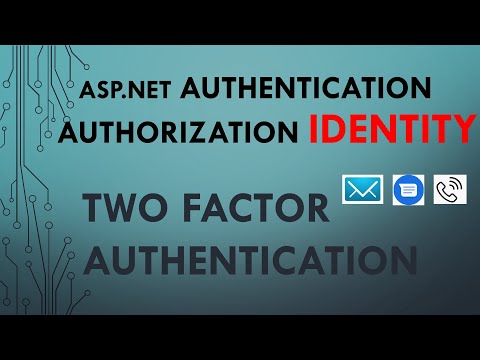 Part  4. ASP.NET Authentication and Authorization | Identity: Two Factor Authentication