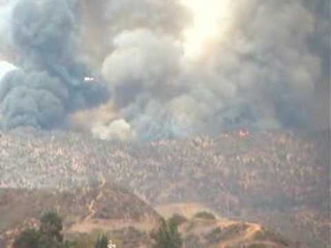 Fire Above Hollywood