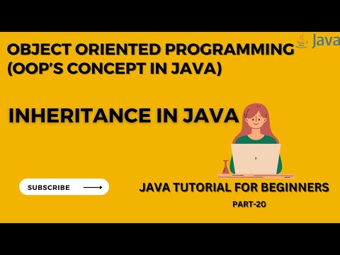 Object Oriented Programming (OOP's ) in Java  | Java Tutorial for Beginners - Part 20 | Inheritance
