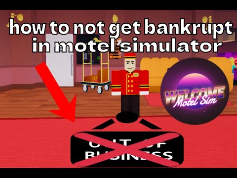 How to avoid bankruptcy in Roblox motel simulator in 1:25 - (Roblox game tips and tricks part 1)