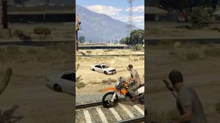 Train Chase While Escaping Cops 🚂🚓 GTA 5