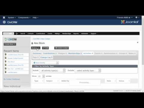 civiCRM Message Templates