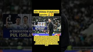 JCh-2026da O'zbekiston qanday pul topadi❓️#live #shorts
