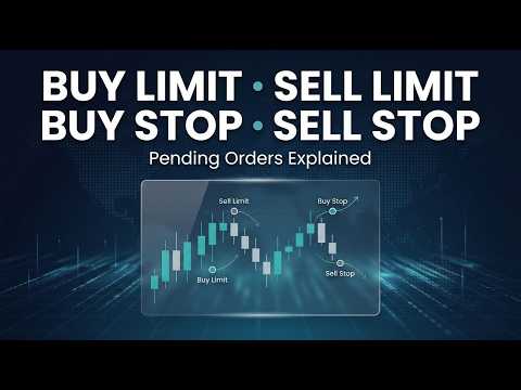 Pending Orders in Forex Explained | Buy Limit, Sell Limit, Buy Stop & Sell Stop