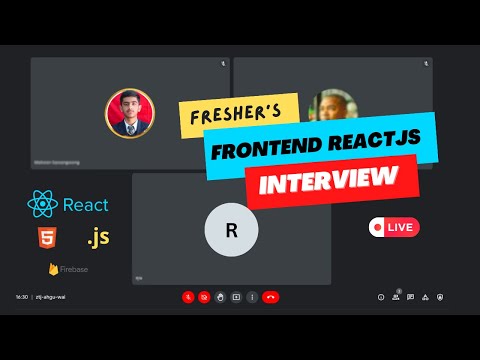 Fresher's Frontend Interview  🎉 | JavaScript | #reactjs (Mock) [Most Asked Questions -2023]