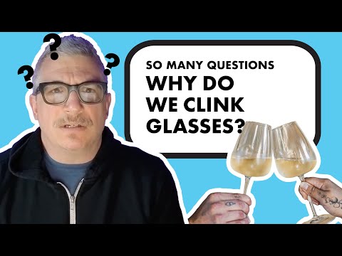 Why do we clink glasses when we toast?