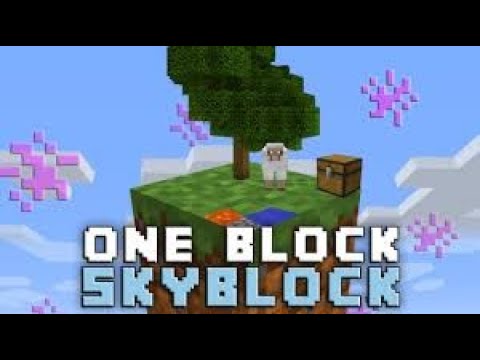 1 block skyblock part 1 (Moroccan darija)