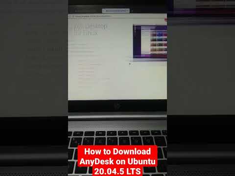 How to download Anydesk On Ubuntu 20.04.5 LTS in Hindi #ubuntu #anydesk