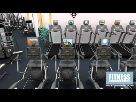 3D Gym Walkthrough - Northampton Borough Council - Danes Camp - Fitness Tech Design