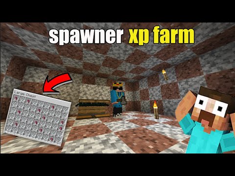 I MADE SPIDER SPAWNER XP FARM IN MINECRAFT SURVIVAL EP 3