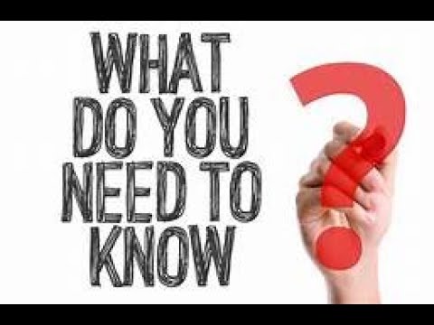 UnScripted Mics - Part 1. Things a Person Should Know How To Do