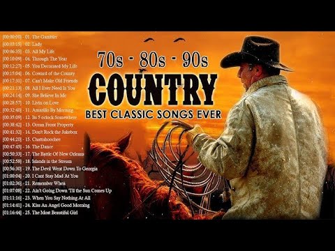Greatest Hits Classic Country Songs With Lyrics 🤠 The Best of Old Country Songs