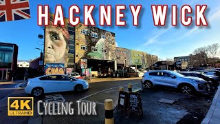 [4K] 🇬🇧 [London Cycling] - Hackney Wick - Is Hackney Wick Rough?