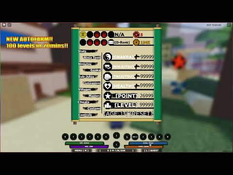 Shinobi Life 2 || New op autofarm *100 lvls in 20 mins!! [10/1/2020] *Pastebin