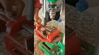 Drilling process in our Govt. ITI#ititraining#experiment#itivlog#iticoursework