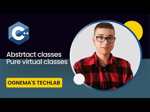 45. Getting Started with C++: Abstrtact Classe's and Pure Virtual Classe's