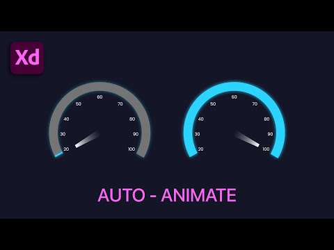 Adobe XD - Auto-Animate a Speedometer - Tutorial
