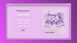 Sign up and Login Page Preview Animation  || Webpage Animation In Adobe XD #tutorial #uiux