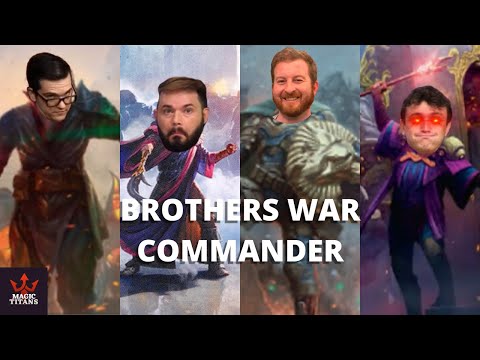 Brothers War Commander Urza vs Mishra vs Myrel vs Urza - Magic the Gathering