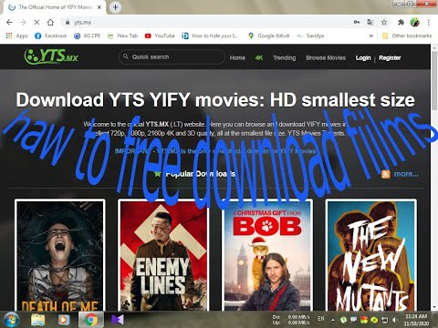 how to download films ( µTorrent  http://www.yts.ag/ )