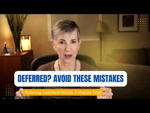 Deferred? 3 Things You SHOULD NOT Do (And What to Do Instead)