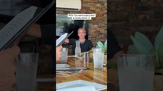 Sending a spicy text at dinner to see my Fiances reaction 🤣