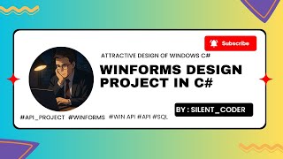 Attractive Windows Form Design in C# | Modern UI Tutorial 2025 |#coding #api #programming