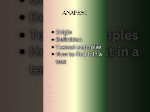 Anapest #anapest #literary_terms #literarydevices #figuresofspeech #english #poetic #shortfeed