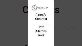 How Ailerons work | one minute Aeronautics concepts | Vaayusastra Aerospace | Aircraft controls