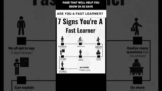 Fast learners do more, think less 🚀 #FastLearner #GrowthMindset #LearnByDoing #Motivation #growth