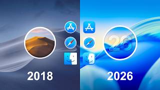 MacOS (2018) vs MacOS (2026)