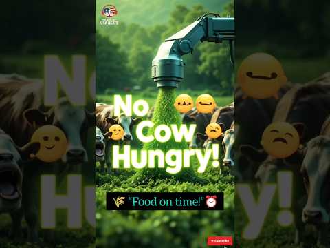 Cow | No Cow Stays Hungry 🐄🌾⏰#cow #shorts #viral #trending