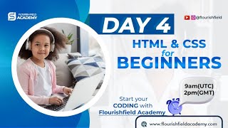 LIVE: HTML & CSS for Beginners - Start Coding Today (Day 4)