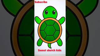Cutest Turtle Drawing Tutorial