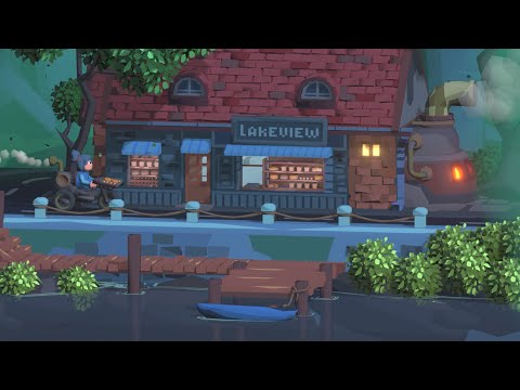 Lakeview Bakery | BLENDER Timelapse | Low-poly | Stylized | Tutorial
