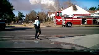Dashcam Highlight/Sunday morning structure fire