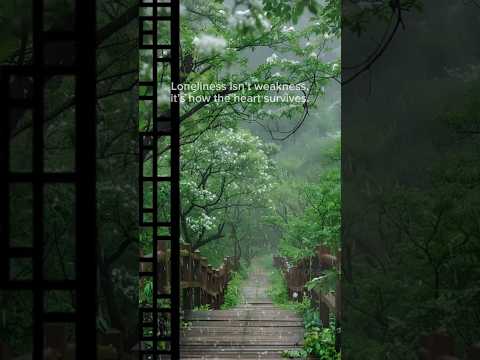 "Loneliness isn’t weakness, it’s survival."#Loneliness #DeepQuotes #LifeQuotes #SilentStrength