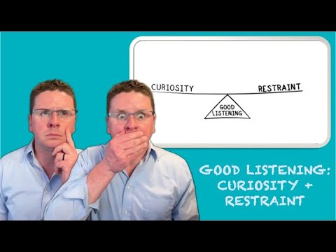 Good Listening = Curiosity + Restraint: A Simple Formula for Advisors | Money Quotient