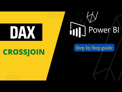 How to use CROSSJOIN function in Power BI| CROSSJOIN- DAX function| Power BI - Interview Question