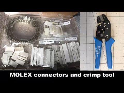 MOLEX KK Style KF5210 connectors and crimp tool SN-01BM