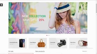 Website template Ecommerce Design HtmlDesign-CodeBox