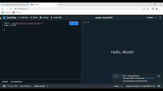 flutter first tutorial runApp function and widget  #flutter
